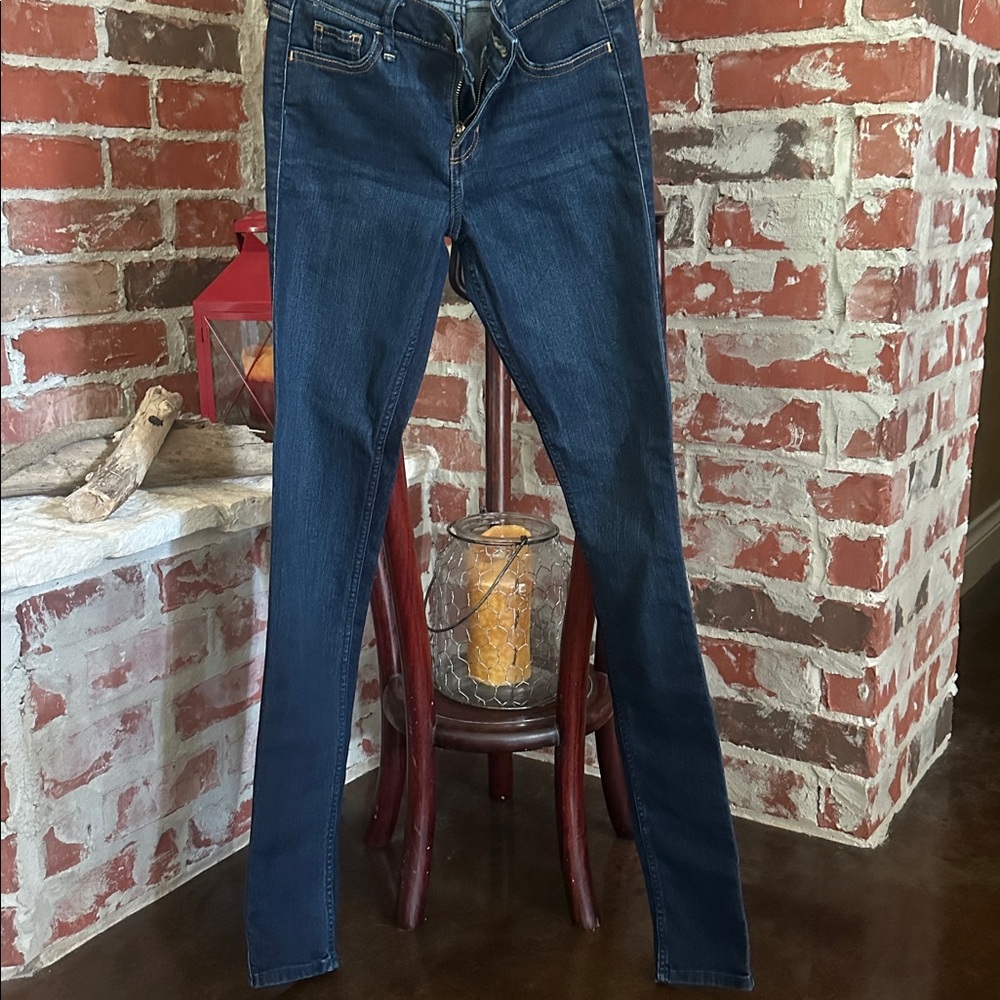 Hollister Women's Dark Blue Jeans